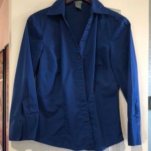 Collared 3/4 length Ann Taylor Dress Shirt